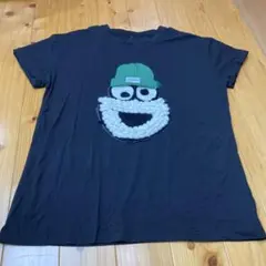 半袖 Tシャツ ブラック キャラクター刺繍