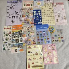 シールセット　クロミ　カピバラさん　ディズニー　うさまる　平成レトロ　おすそ分け