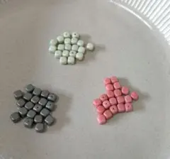 貴和製作所 スクエア チェコビーズ 3色セット