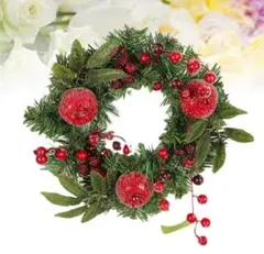 クリスマスリース オーナメント クリスマス 飾り 玄関 壁掛け 花輪 約30cm