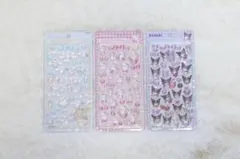 【正規品】サンリオ第二弾　ボンボンドロップシール　ピンクキティ　クロミ　シナモン