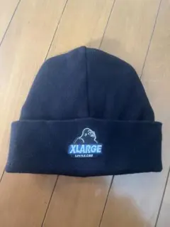 美品XLARGE ブラック キッズニット帽