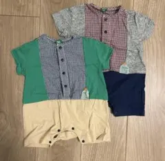 RAG MART ロンパース 80センチ　双子服　１枚完売