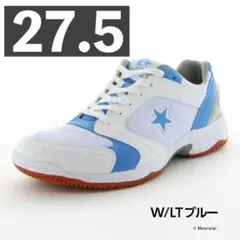 【美品】ムーンスター★スニーカー★ライトブルー★MS1000T★体育館シューズ
