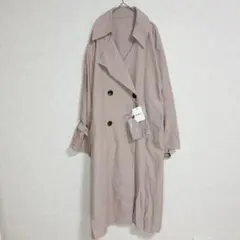 新品タグ付 GRLグレイル トレンチコート ロングジャケット ベルト a1709のサムネイル