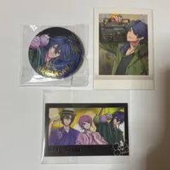 【匿名配送】ヒプマイ 帝統 Fling Posse 缶バッジ チェキ風カード