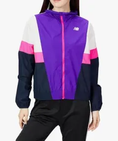 New Balance フード付きウィンドブレーカー S