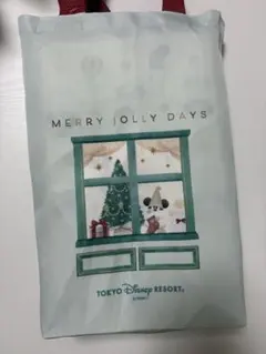 ディズニークリスマス　リルリンリン　ポータブルクッション