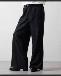 〈CLEL〉Loose Cord lace flare Pants