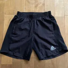 adidas 黒 ショートパンツ インナー付き