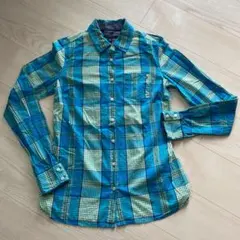 美品　トミーヒルフィガー　チェックシャツ