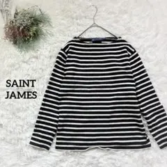 セントジェームス　カットソー　ボーダー　ボートネック　カジュアル　Sサイズ