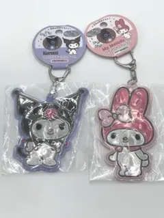クロミ マイメロディ ピカピカキーホルダー 2個セット