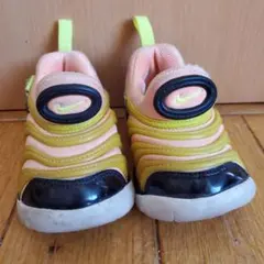 Nike ダイナモフリー 12cm スニーカー オレンジ/イエロー