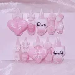 女児 ゴテゴテ 平成 ネイルチップ 地雷 量産 イベント ライブ 推し