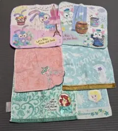 ディズニー ミニタオル 6枚セット まとめ売り　未使用