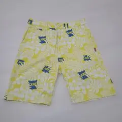 KIKS TYO フラワー柄イエローショートパンツ　サイズ32のサムネイル