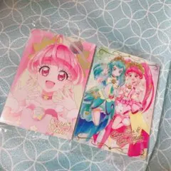 プリキュアカードウエハース10 キュアスター キュアミルキー 2枚まとめ売り