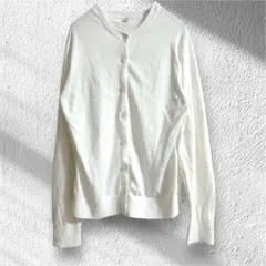 ユニクロ　UNIQLO UVカットクルーネックカーディガン　長袖　Mサイズ