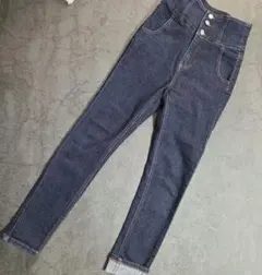 WEGO ハイウエストデニムパンツ ジーンズ