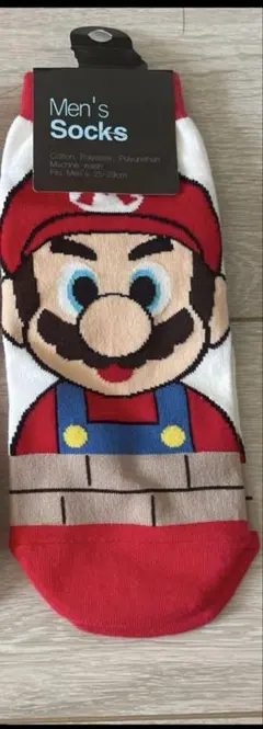 【新品未使用品】マリオ 靴下 ソックス メンズ 25-29cm 韓国