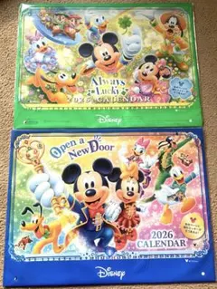 ディズニーカレンダー 2026 壁掛け 第一生命 2点セット 新品未開封