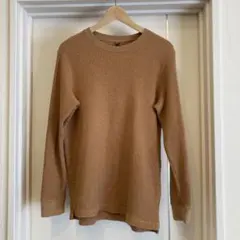 UNIQLO メンズ　ワッフルクルーネックTシャツ　長袖