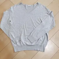 ✾GU　Vネック長袖トップス　 Lサイズ✾