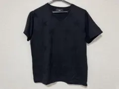 AZUL by moussy ブラック Vネック Tシャツ