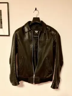 666 レザーシングルライダース シープスキン 羊革 革ジャンのサムネイル