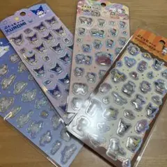 ぷくっとシール★サンリオ 4枚セット クロミシナモン キティーほか