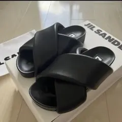 JIL SANDER クロスストラップサンダル　36のサムネイル