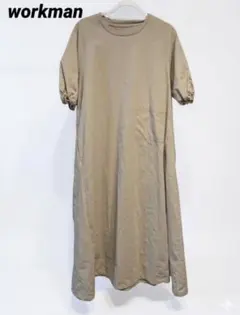 ワークマン DRYサイドパフスリーブワンピース Ｌ workman