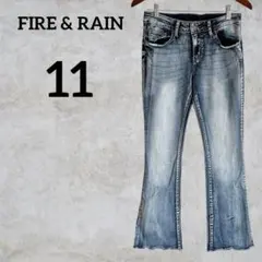 美品✨FIRE & RAIN 【11】ブーツカットデニム ジーンズ デニムパンツ