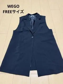 ⭐️未使用⭐️WEGO ベストジレ　ブラック　FREEサイズ
