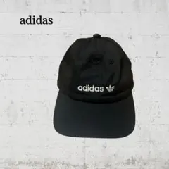 adidas アディダス ロゴ刺繍 キャップ トレフォイル バックル調整