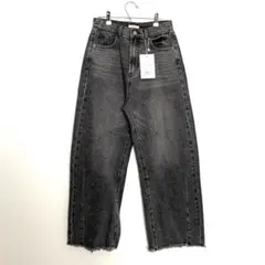 【mily bilet】ヴィンテージライクカーブデニムパンツ