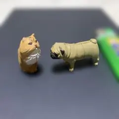 猫と犬のフィギュアセット