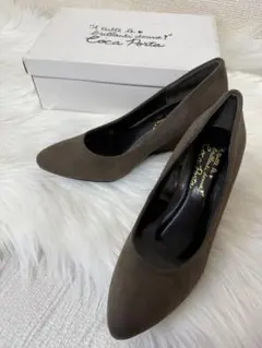 【COCA PORTA】新品未使用/スエード/ウェッジヒールパンプス/LL