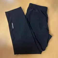 メンズスポーツウェア　春夏物　ウォーキングなどに　ブラック　ストレッチパンツのサムネイル