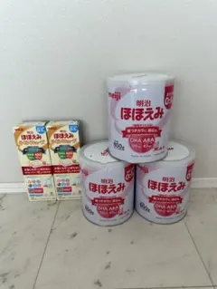 明治 ほほえみ 粉ミルク 800g 3缶セット＋らくらくキューブ4袋2箱