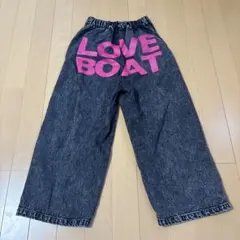 LOVE BOAT プリント デニムパンツ 130cm ケツラボ
