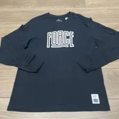 【新品未使用】NIKE FORCE ロングスリーブTシャツ ブラック XL