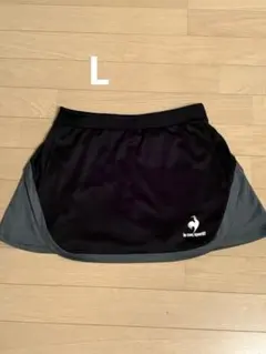le coq sportif テニススカート 黒 グレー