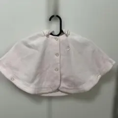 【美品】familiar ベビーポンチョ 60-90 ピンク