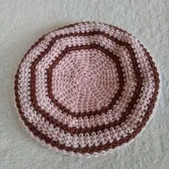 ハンドメイド　ベレー帽