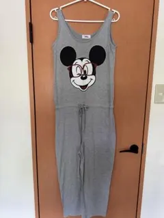 ミッキーマウス ジャンプスーツ グレー