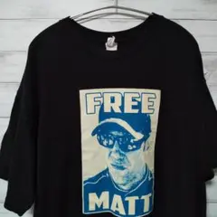 AAA プリント Tシャツ XL ブラック 人物 USA古着