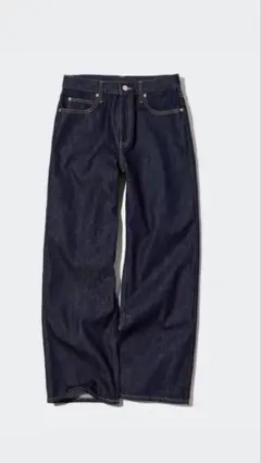 【UNIQLO】バギージーンズ（丈標準76cm）2023年春モデル　23インチ