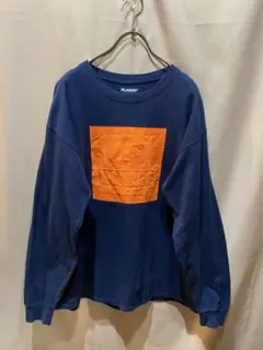 XLARGE ネイビー 長袖　Tシャツ　ロンT カットソー